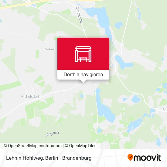 Lehnin Hohlweg Karte