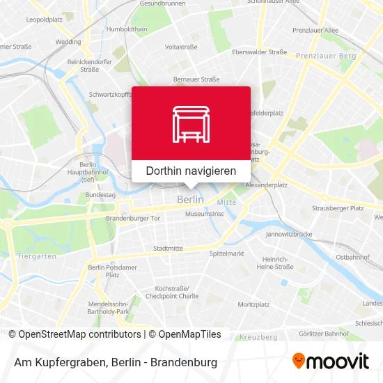Am Kupfergraben Karte