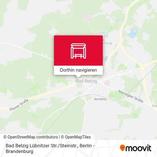 Bad Belzig Lübnitzer Str. / Steinstr. Karte
