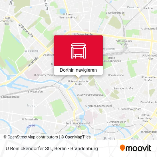 U Reinickendorfer Str. Karte