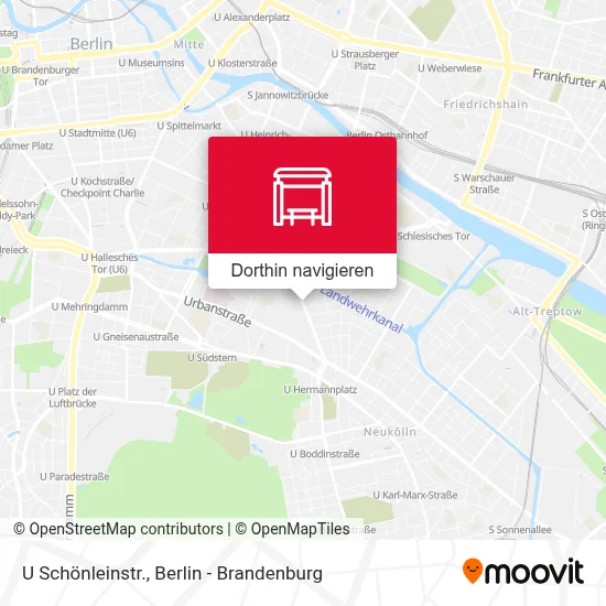 U Schönleinstr. Karte