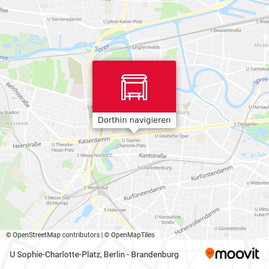 U Sophie-Charlotte-Platz Karte