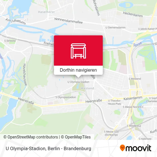 U Olympia-Stadion Karte
