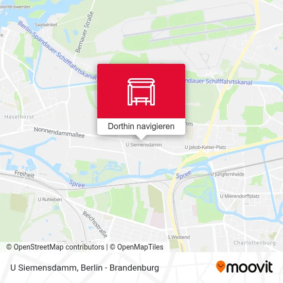 U Siemensdamm Karte