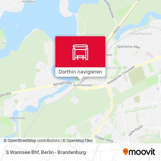 S Wannsee Bhf Karte