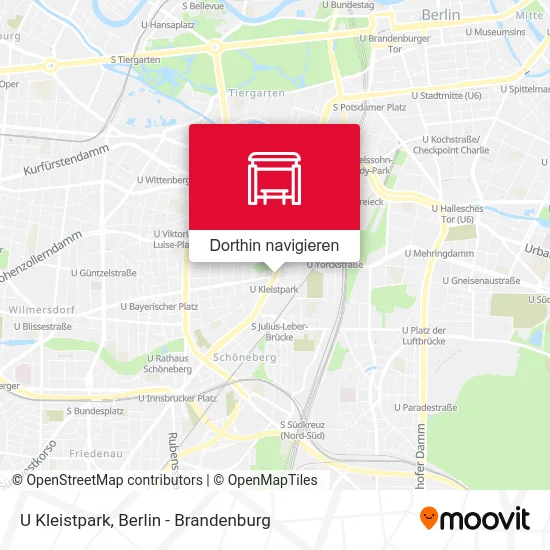 U Kleistpark Karte