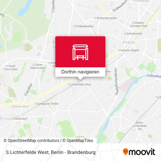 S Lichterfelde West Karte