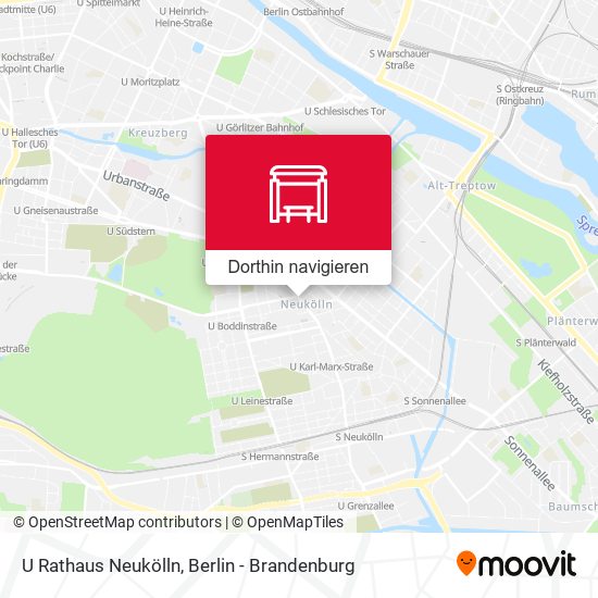 U Rathaus Neukölln Karte
