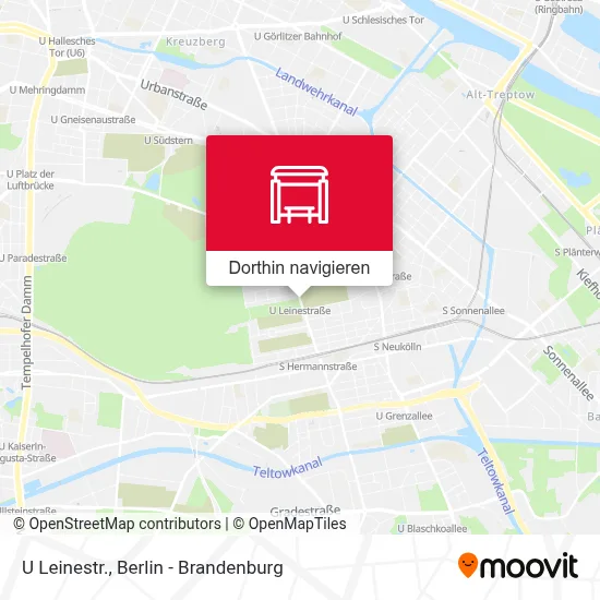 U Leinestr. Karte