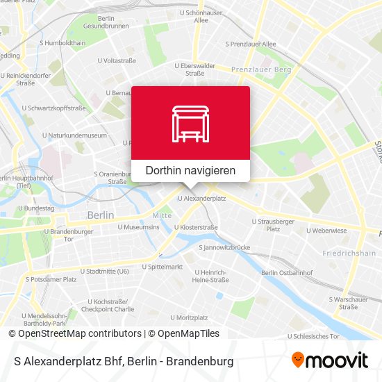 S Alexanderplatz Bhf Karte