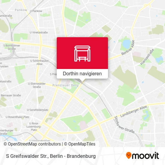 S Greifswalder Str. Karte