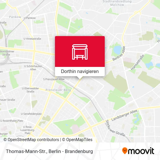 Thomas-Mann-Str. Karte