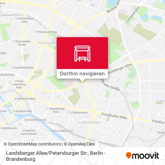 Landsberger Allee / Petersburger Str. Karte
