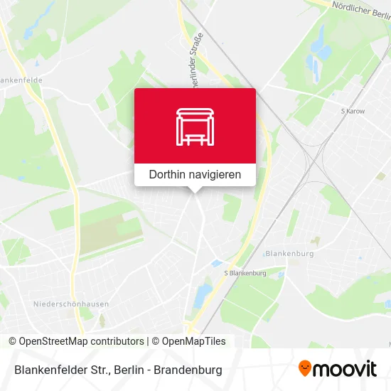 Blankenfelder Str. Karte