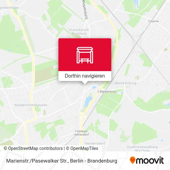 Marienstr./Pasewalker Str. Karte