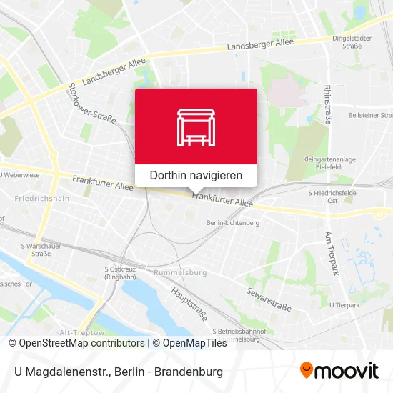 U Magdalenenstr. Karte