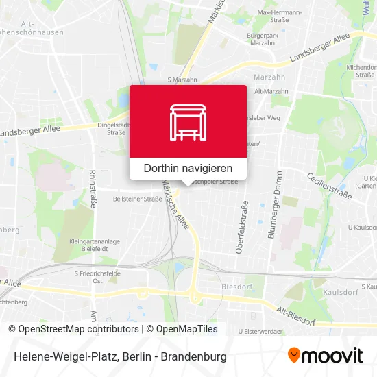 Helene-Weigel-Platz Karte