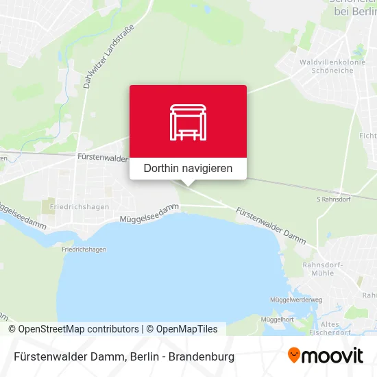 Fürstenwalder Damm Karte