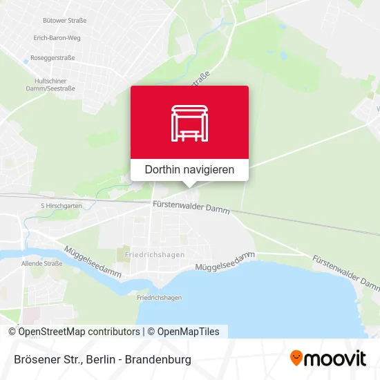 Brösener Str. Karte