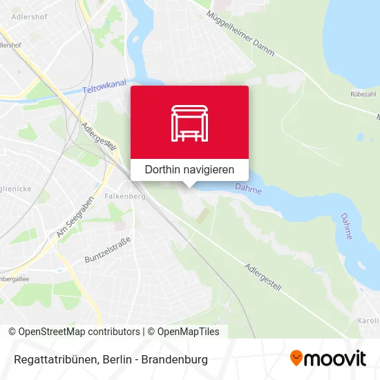 Regattatribünen Karte