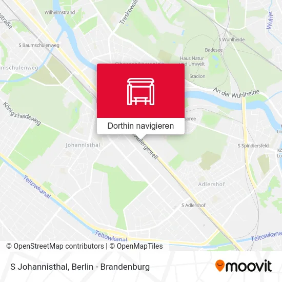 S Johannisthal Karte