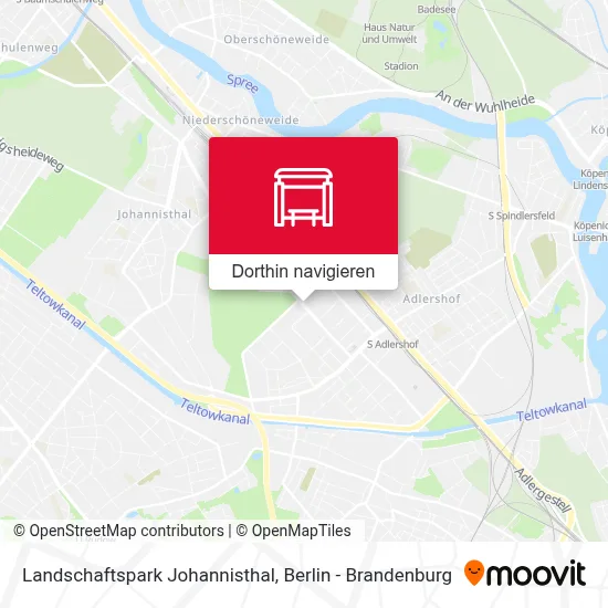 Landschaftspark Johannisthal Karte