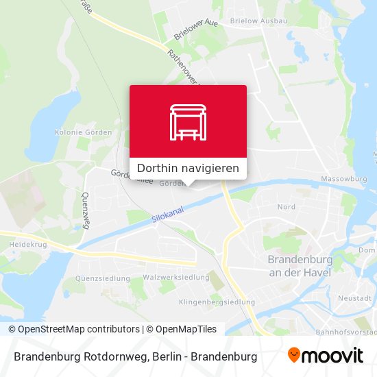 Brandenburg Rotdornweg Karte