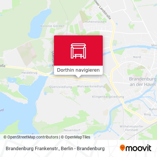 Brandenburg Frankenstr. Karte
