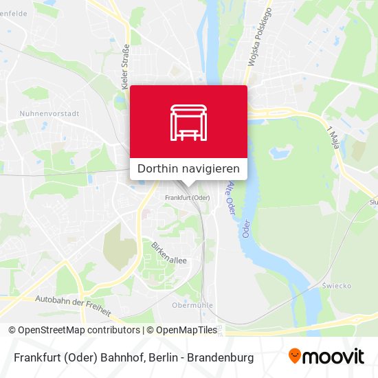 Frankfurt (Oder) Bahnhof Karte