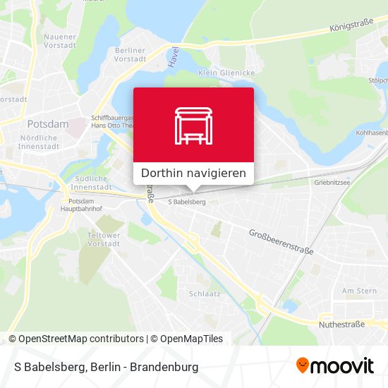 S Babelsberg Karte