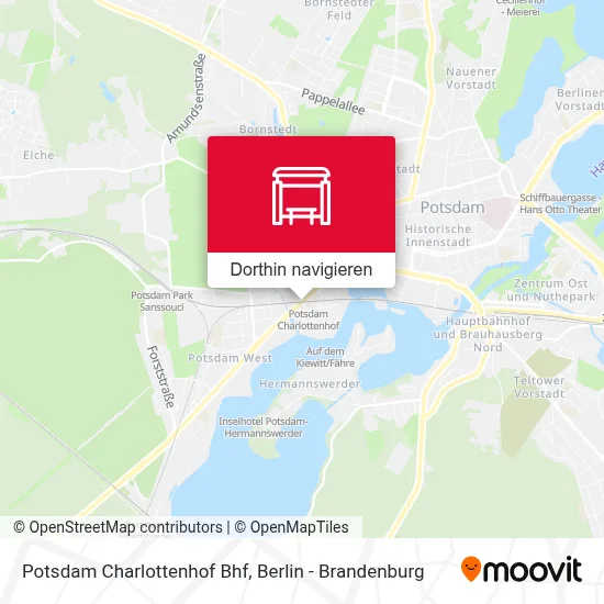 Potsdam Charlottenhof Bhf Karte