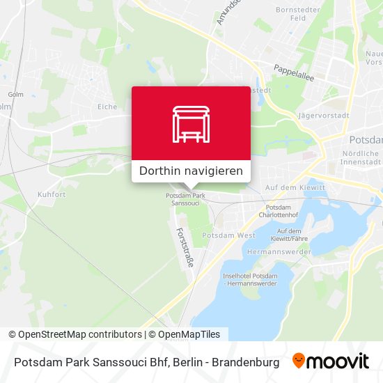 Potsdam Park Sanssouci Bhf Karte
