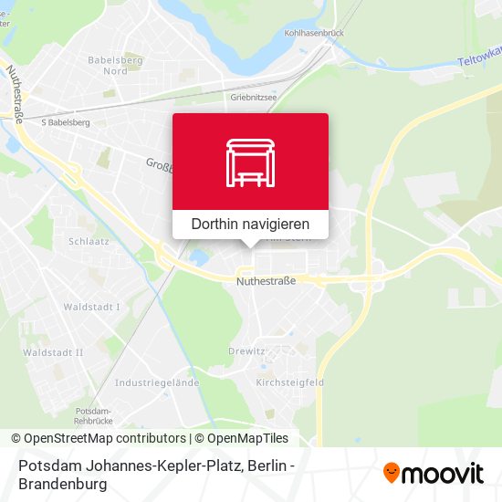 Potsdam Johannes-Kepler-Platz Karte