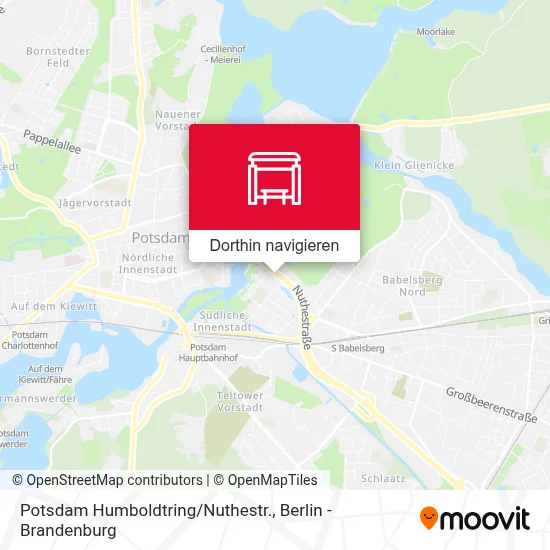 Potsdam Humboldtring/Nuthestr. Karte