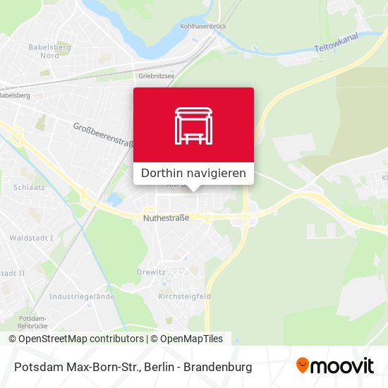 Potsdam Max-Born-Str. Karte