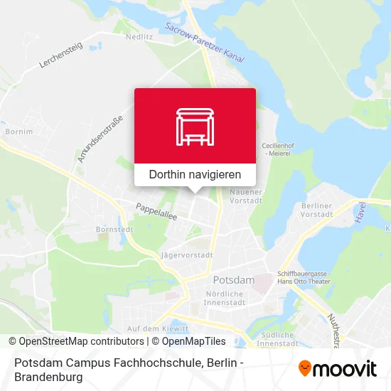 Potsdam Campus Fachhochschule Karte