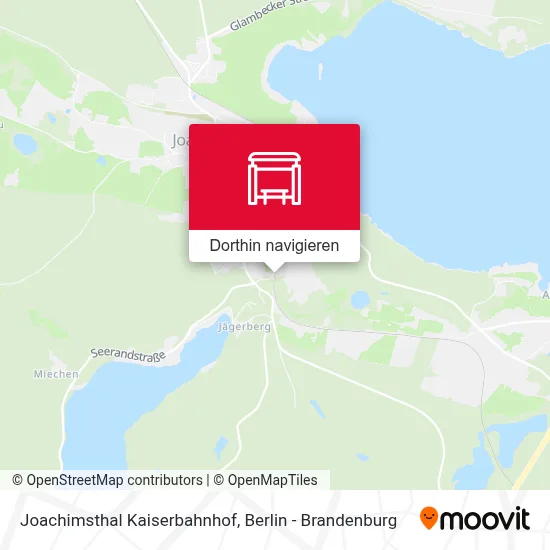 Joachimsthal Kaiserbahnhof Karte