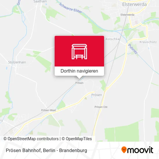 Prösen Bahnhof Karte