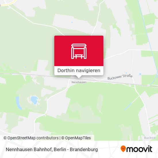 Nennhausen Bahnhof Karte