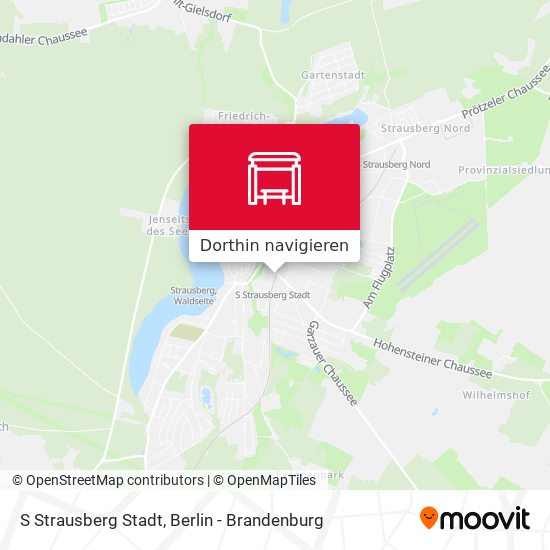 S Strausberg Stadt Karte