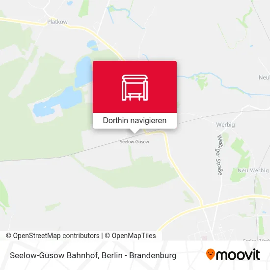 Seelow-Gusow Bahnhof Karte