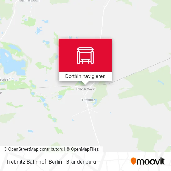 Trebnitz Bahnhof Karte