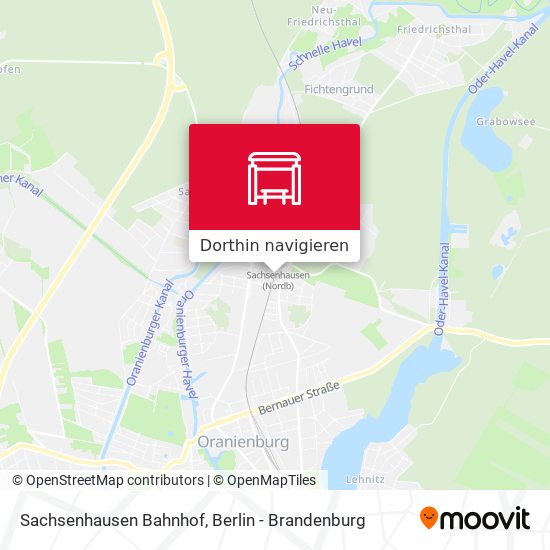 Sachsenhausen Bahnhof Karte