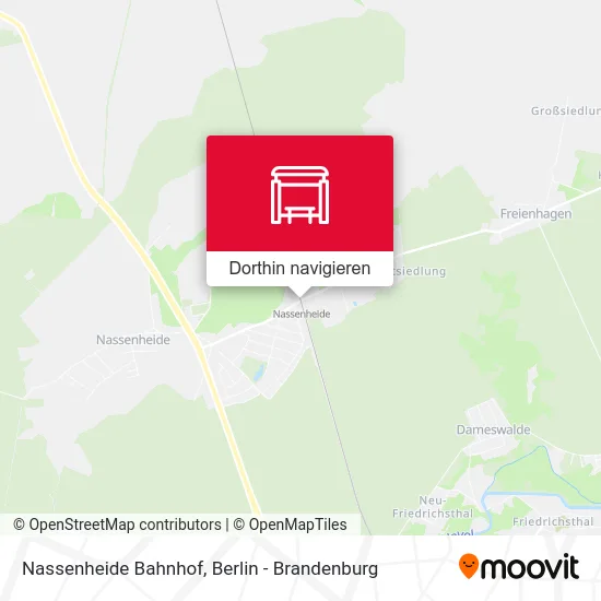 Nassenheide Bahnhof Karte
