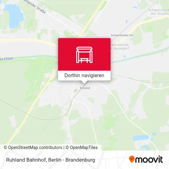 Ruhland Bahnhof Karte
