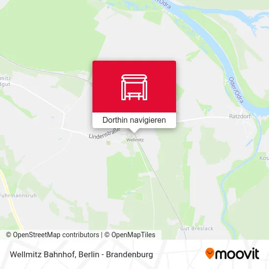 Wellmitz Bahnhof Karte
