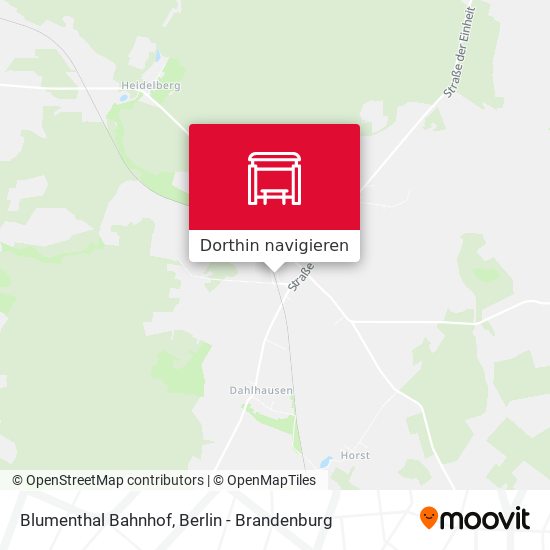 Blumenthal Bahnhof Karte
