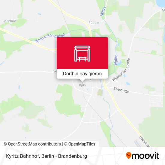 Kyritz Bahnhof Karte