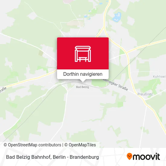 Bad Belzig Bahnhof Karte