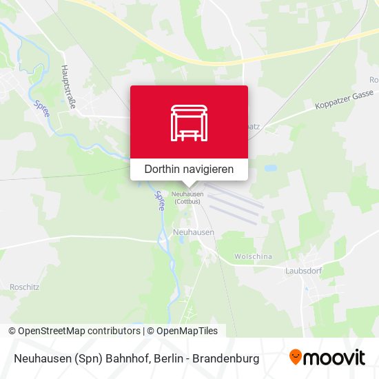 Neuhausen (Spn) Bahnhof Karte